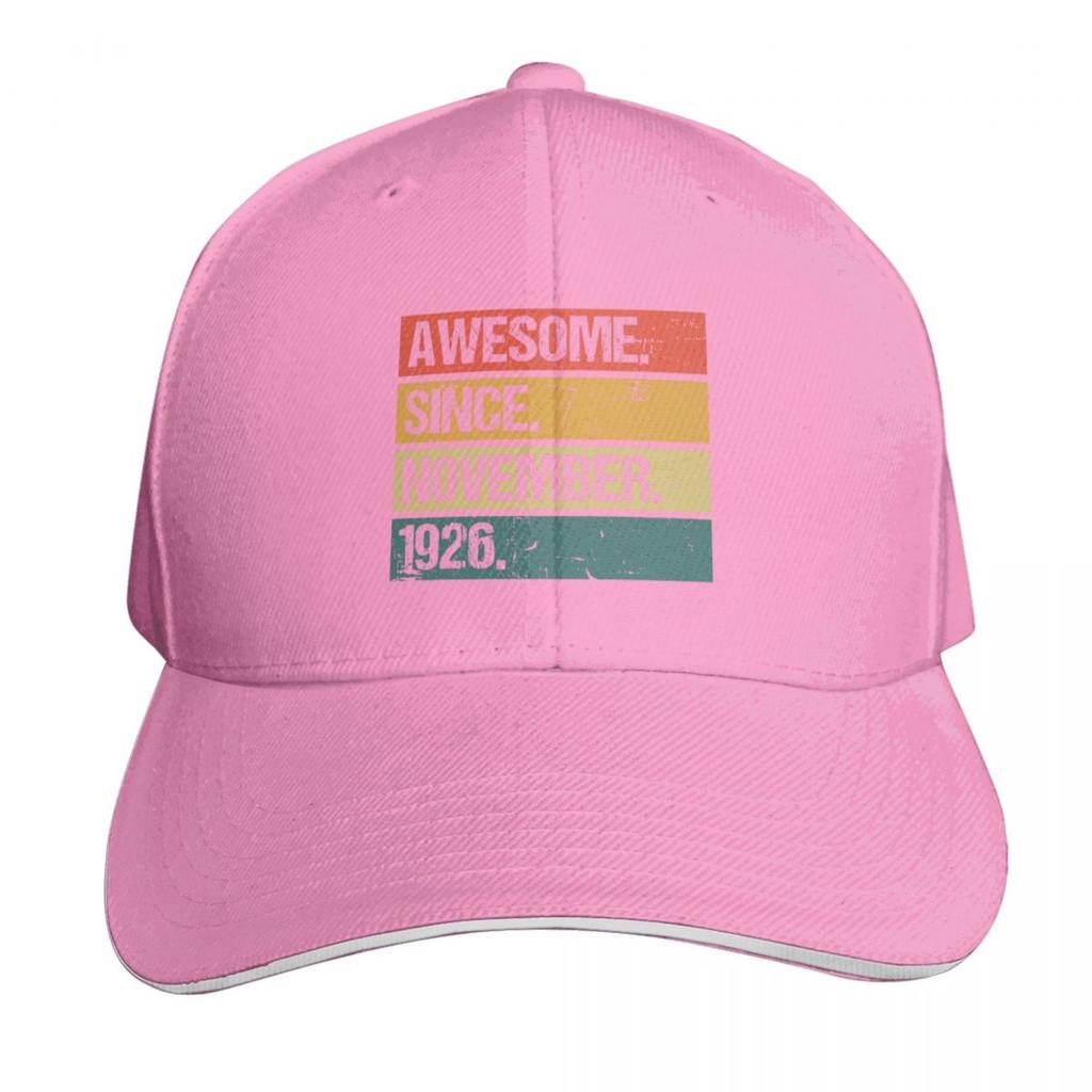 Awesome Since November Made In Vintage November Baseball Cap fun hats Beach Hat Luxury Brand Women Unisexs