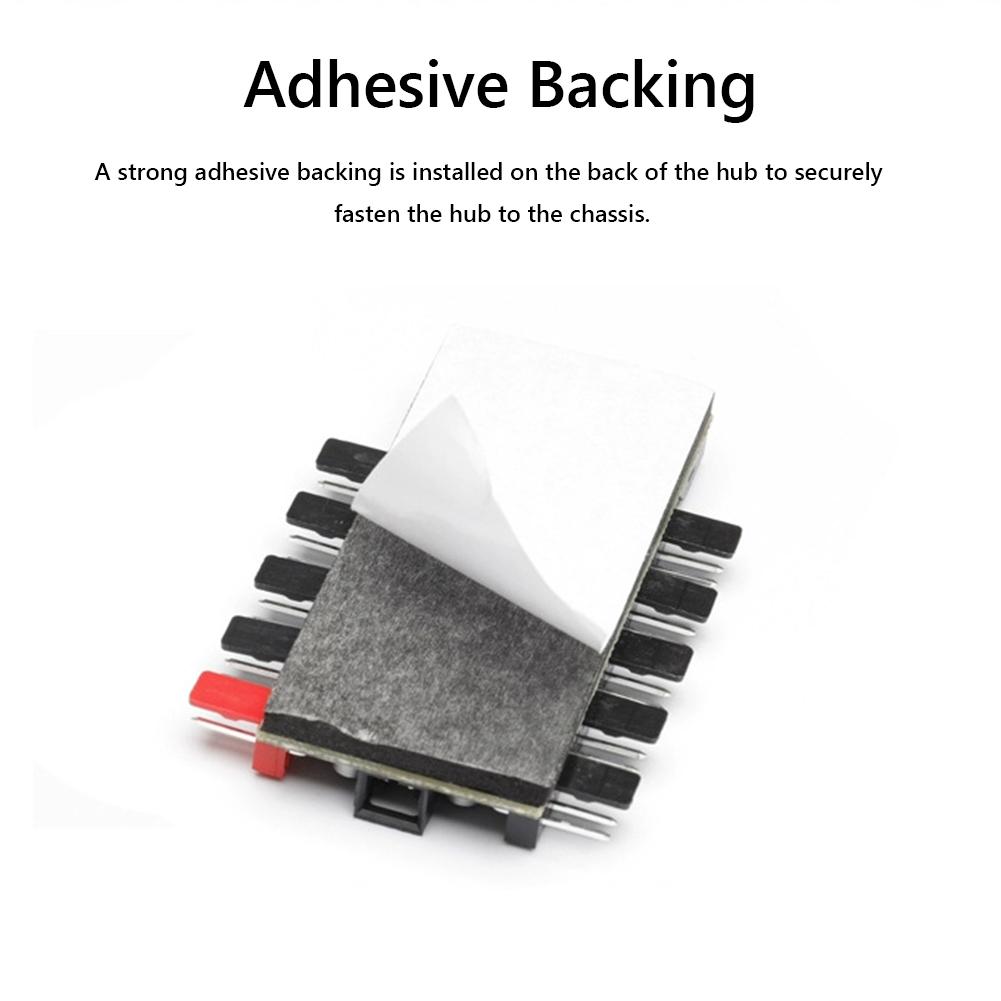 4-Pin PWM Fan Power Supply Cable 1 To 10 Way Splitter Hub SATA Powered 4 Pin PWM Fan Hub Cooler Cooling Adapter for PC Computer