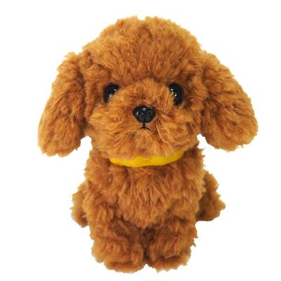Sun Lemon Pups Toy Poodle Brown S 15 X 8.2 X 17.4 Cm Stuffed Animal Dog P-5912
