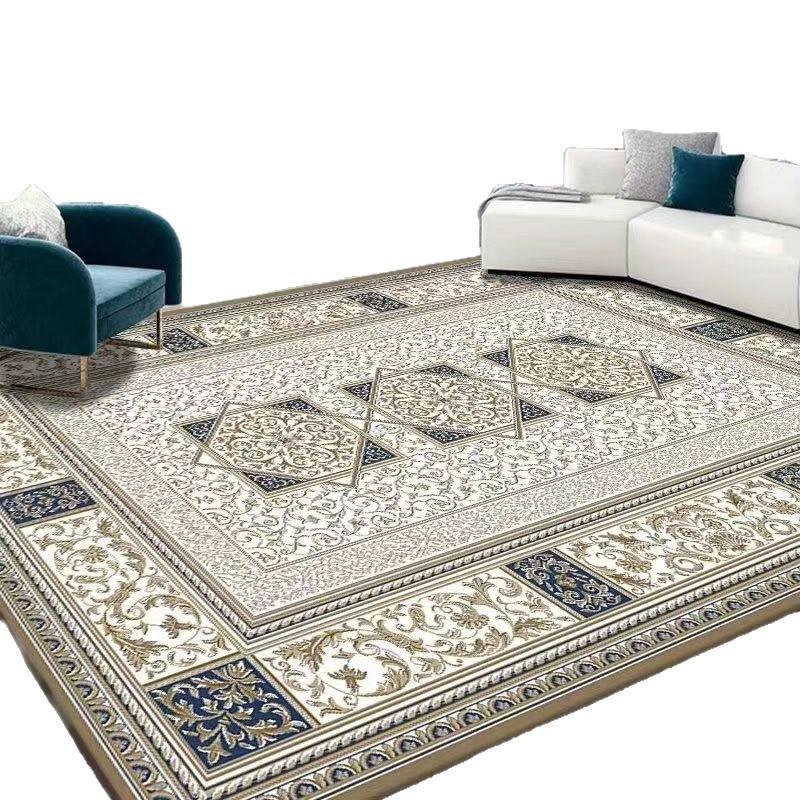 Eleganter Moderner Minimalistischer Luxus Fleckenabweisender Wohnzimmerteppich - Pflegeleicht, Große Fläche, Vielseitig für Schlafzimmer oder Bettseite.