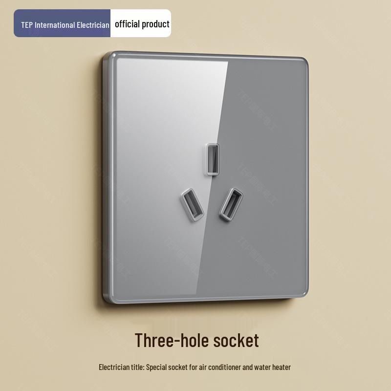 Mijia Smart Voice-Control Gray Glass Wireless Light Switch with Bluetooth