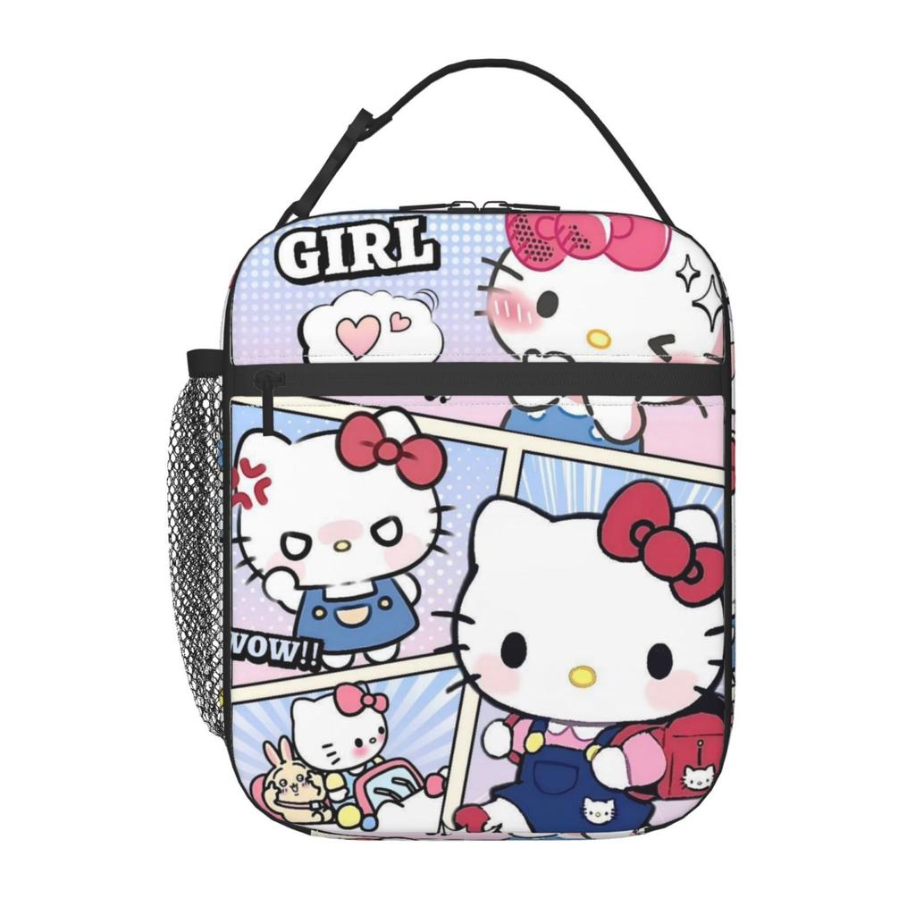Cartoon Animation Picnic Bag, Primary And Secondary School Students Lunch Bag, Large-Capacity Handbag
