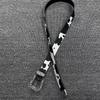 Cow Print Engraved Buckle Pants Chain Leather Belt - Trendy Niche Design Waistband