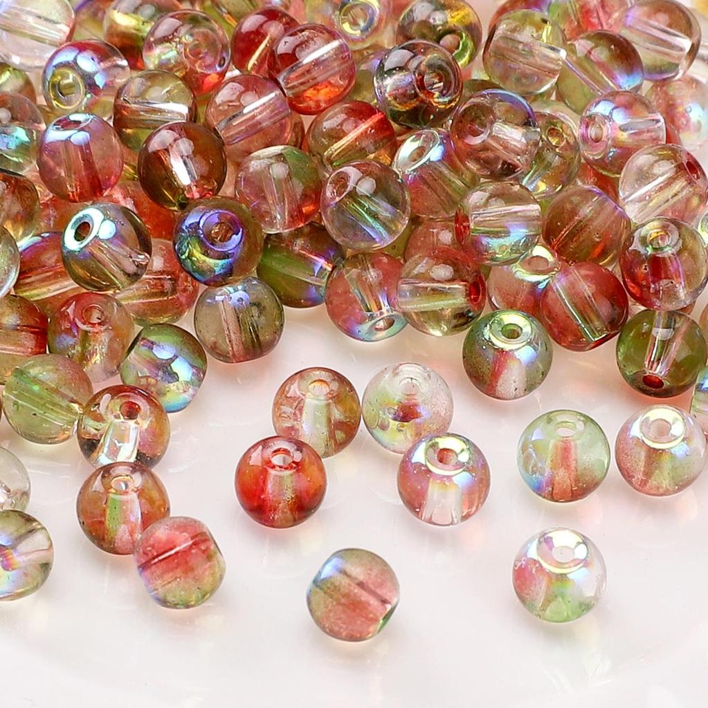 Glass Czech Round Beads Advanced Gradient Color Seed Spacer Beads For Jewelry Making Accessories