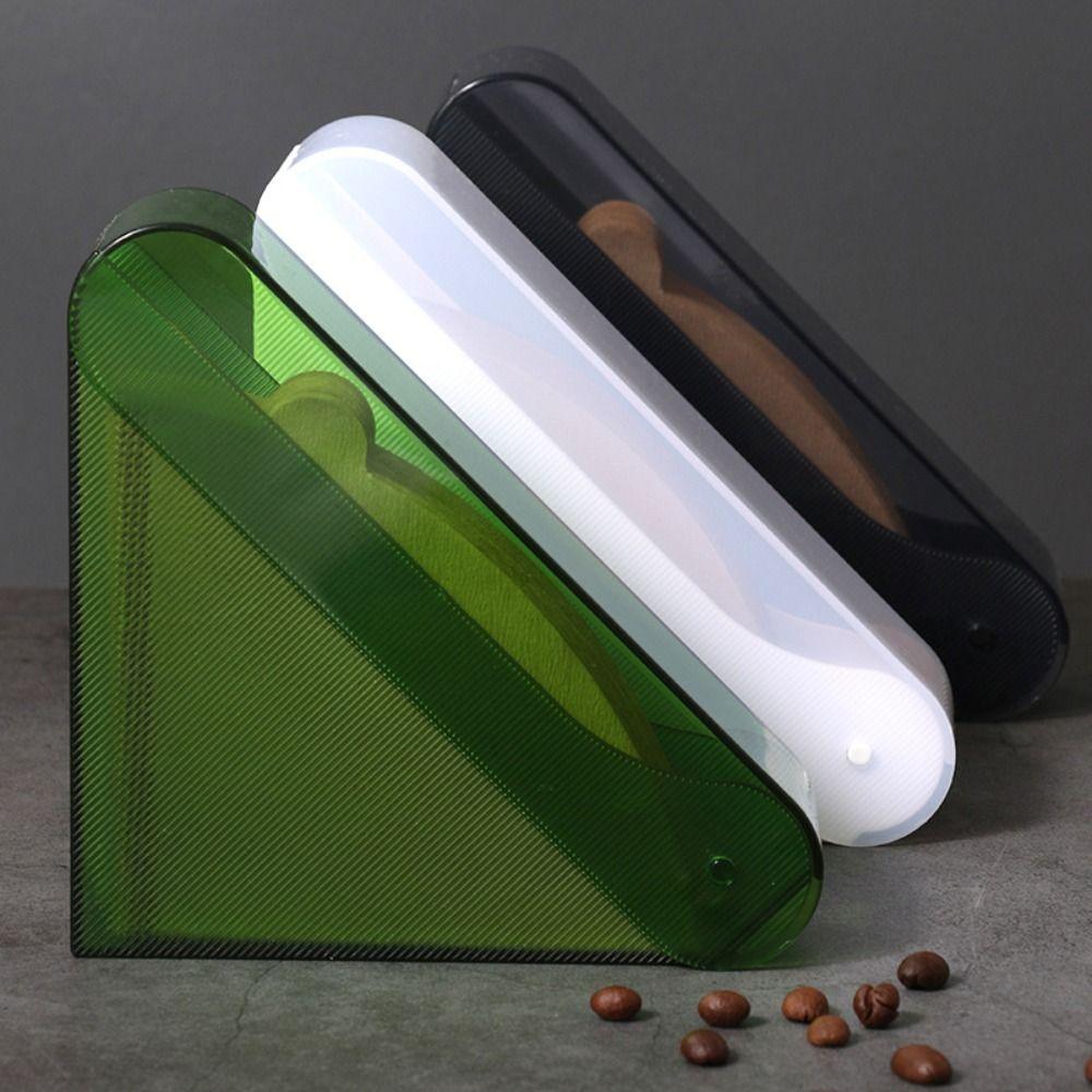 

Dust-proof Coffee Paper Storage Box Large Capacity Coffee Filter Paper Dispenser Kitchen білий
