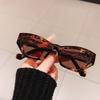 Vintage Women's Sun Glasses Small Rectangle Clear Frame Summer Orange Brand Designer Cat Eye Sun Glasses Female UV400 Eyewears