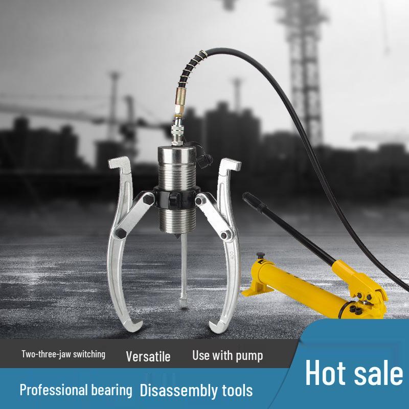 Hydraulic Bearing & Wheel Puller: Three-Jaw, Multi-Functional Splitter Tool 5T (no pump)