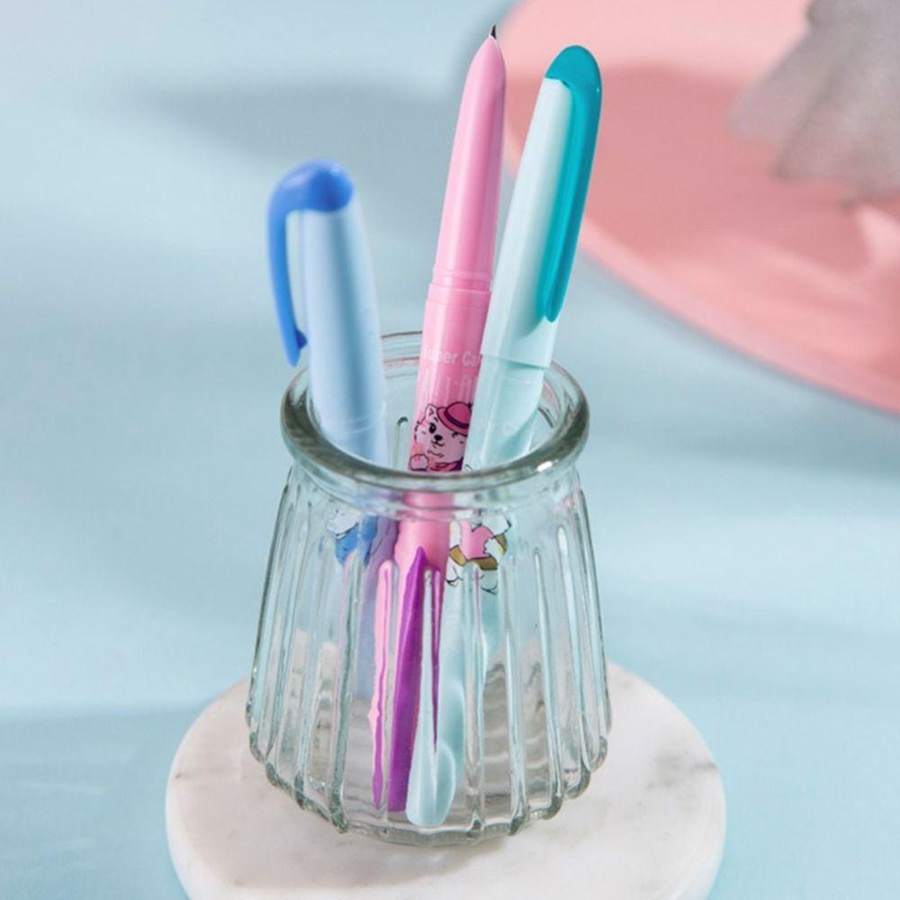0.38mm Erasable Fountain Pen (1 Pen 4 Ink Sacs 1 Pen Cap) Ink Writing Pen Fountain Pen Set  Office