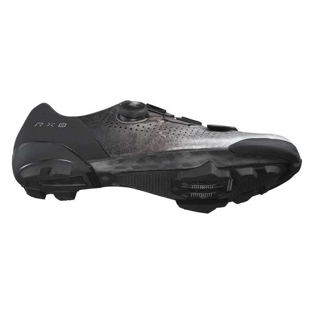SHIMANO RX8 Silver SPD Shoes ESHRX801MCS01S42000 Medium 42.0 (26.5cm) (SH-RX801) Gravel/Adventure