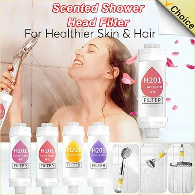 Filter for Shower Scented Shower Head Water Softener Improve Hair Skin Removal Shower Purifier Bathroom Accessories