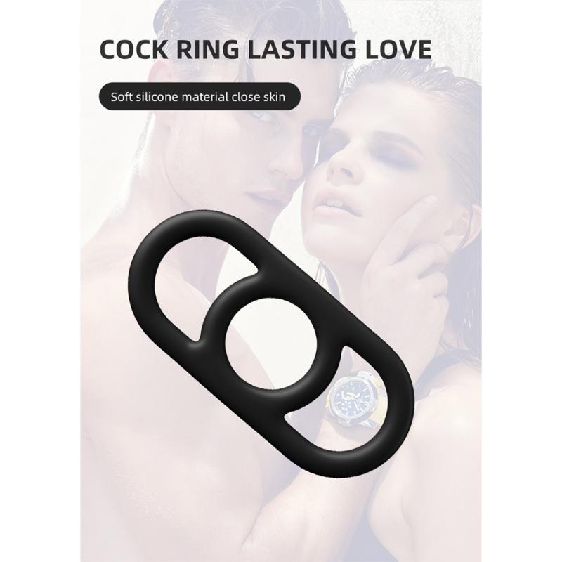 Silikon-Verzögerungs-Ejakulationsring-Masturbator, nicht vibrierender Penisring, Zubehör für Erwachsene, Sexspielzeug für Erwachsene