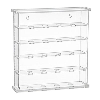 Golfs Vitrine, Wandmontiertes Acryl Golfs Displayregal Klarer Golfs Ausstellungsschrank Golfs Präsentationsständer für Golfs
