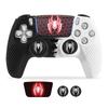 Anti-Slip Controller Silicone Cover Case for PS5 Gamepad Skin Shell with Rubber Thumb Stick Grip Gaps Touch Pad Sticker for PS5