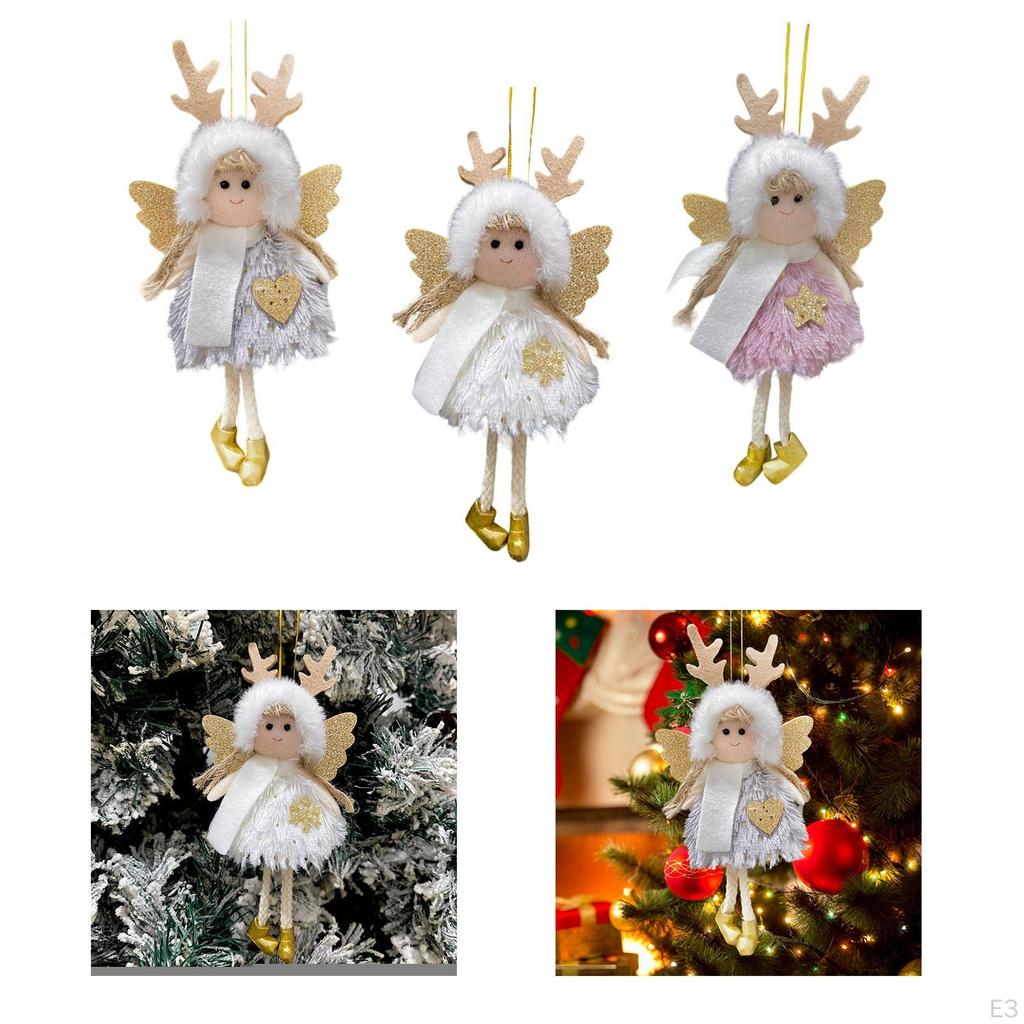 Doll Decoration Christmas Tree Pendant Decorative Home Decor DIY Crafts Xmas Girl Toy for Porch