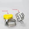 10pcs Heavy Type Hose Clamps 13-19mm Adjust Ranges for Pipe Tubes and Hoses Secure Locking with Corrosions Resistant