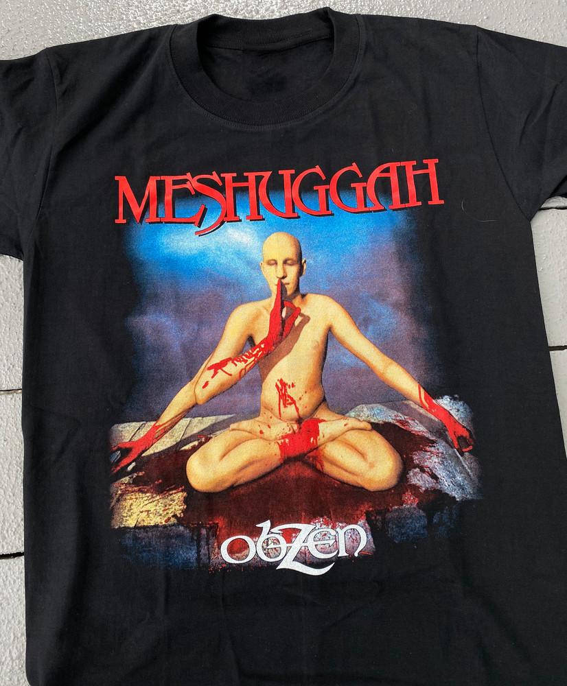 Meshuggah obZen T-Shirt Short Sleeve Cotton Black Men Size S to 2345XL BE663 Unisex T-Shirt S