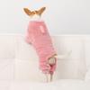 Fleece Hunde-Jumpsuit Winter Welpen-Pyjama Für Kleine Hunde Katzen Kleidung Weich Warm Chihuahua Yorkshire Mantel Overall Haustierkostüme