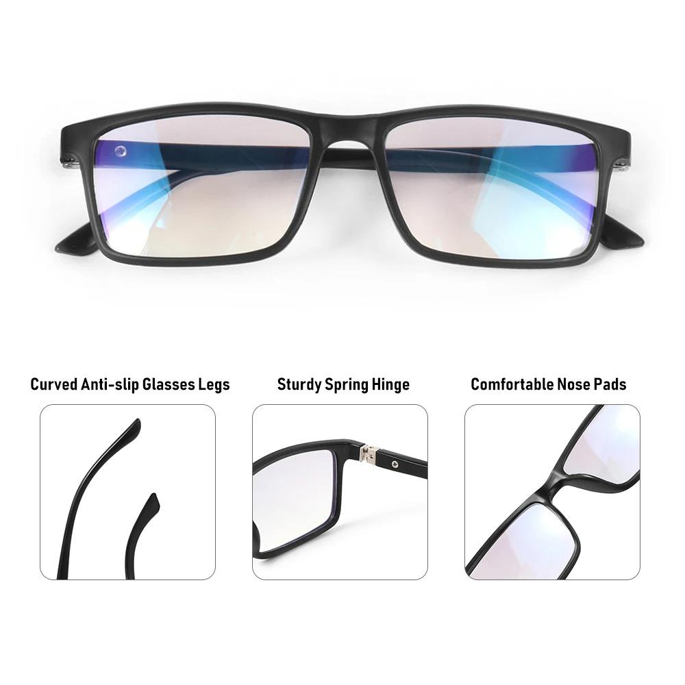 2Pcs Suit Vintage Reading Glasses Women Men Anti Blue Light Presbyopia Eyeglasses Bifocal Near Far Hyperopia Eyewear +1.5 2.0 2.