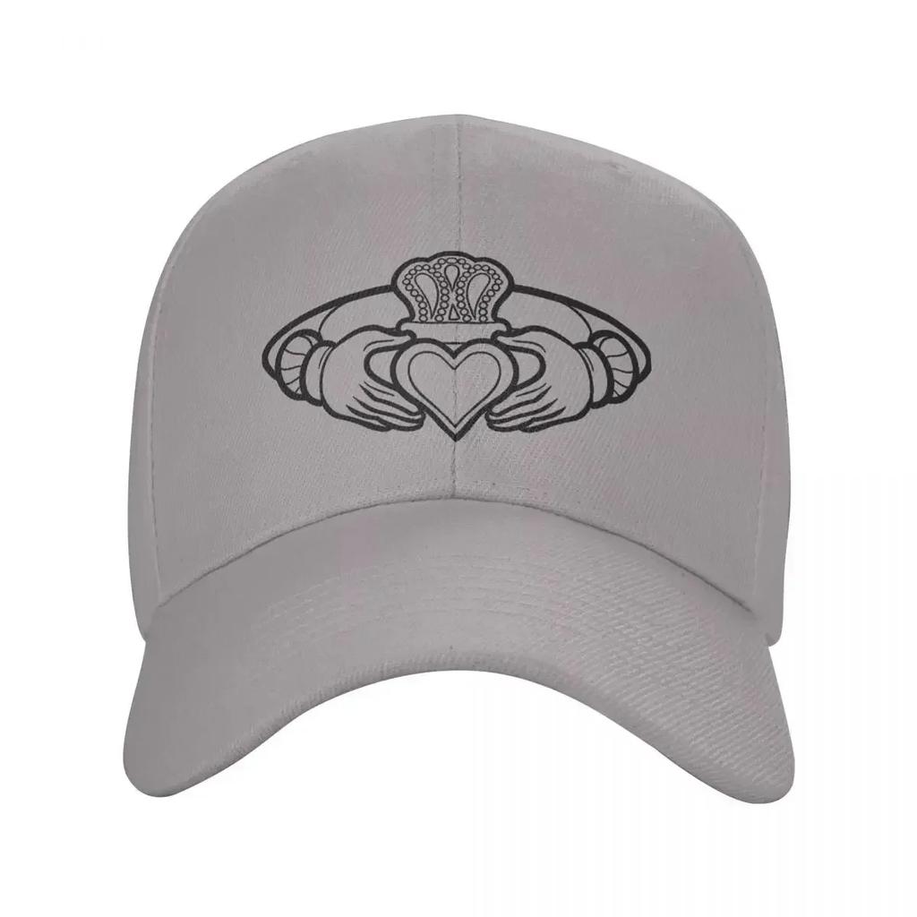 Cool Claddagh Ring Celts Symbol Trucker Hat Men Women Custom Adjustable Adult Baseball Cap Spring
