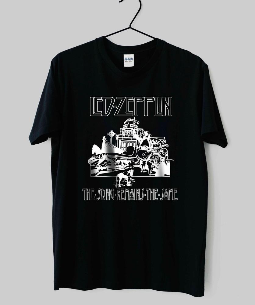 Подробности о  VINTAGE Футболка Led Zeppelin Song Remains the Same S-2XL Унисекс S