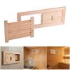 Griglia per Aerazione Sauna in Legno Finestra a Persiana per Stanza Sauna Pannello di Ventilazione Griglie di Fornitura Attrezzatura