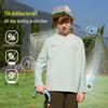 ASK JUNIOR Kids' Cooling Quick-Dry Long-Sleeve Sports T-Shirt