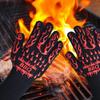 1/2Pcs Non Slip Silicone Oven Gloves Bbq Gloves Fireproof Heat Resistant Cut Resistant Mitts Kitchen Gloves For Barbecue Cooking