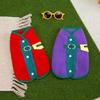 Dog Coat Warm Pet Fleece Vest Comfortable Soft Dog Jacket with D-Ring Sleeveless Dog Sweater Autumn