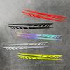 2Pcs Motorcycle Body Decal Waistline Side Skirt Stripe Graphics Removable Sticker for E-bike Fit