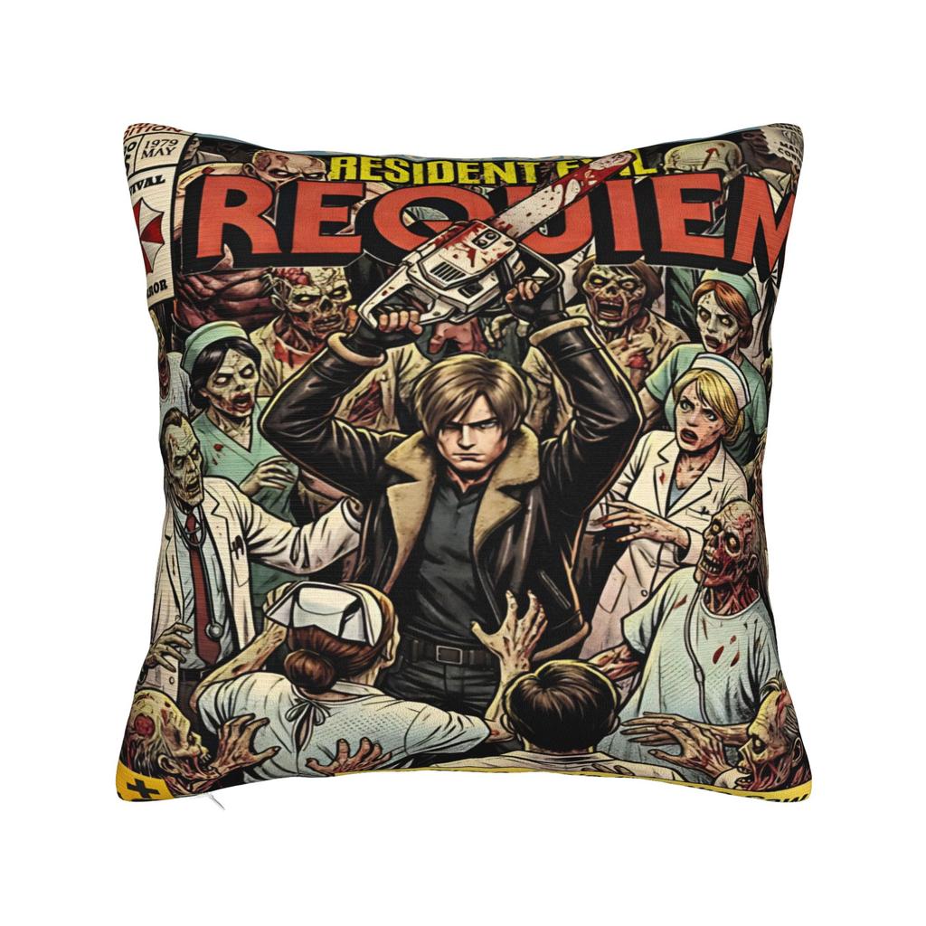 Pillow Cover R-Residents Evils 9 Requiems Novelty Pillow Case For Couch Sofa Bedroom Pillowcases