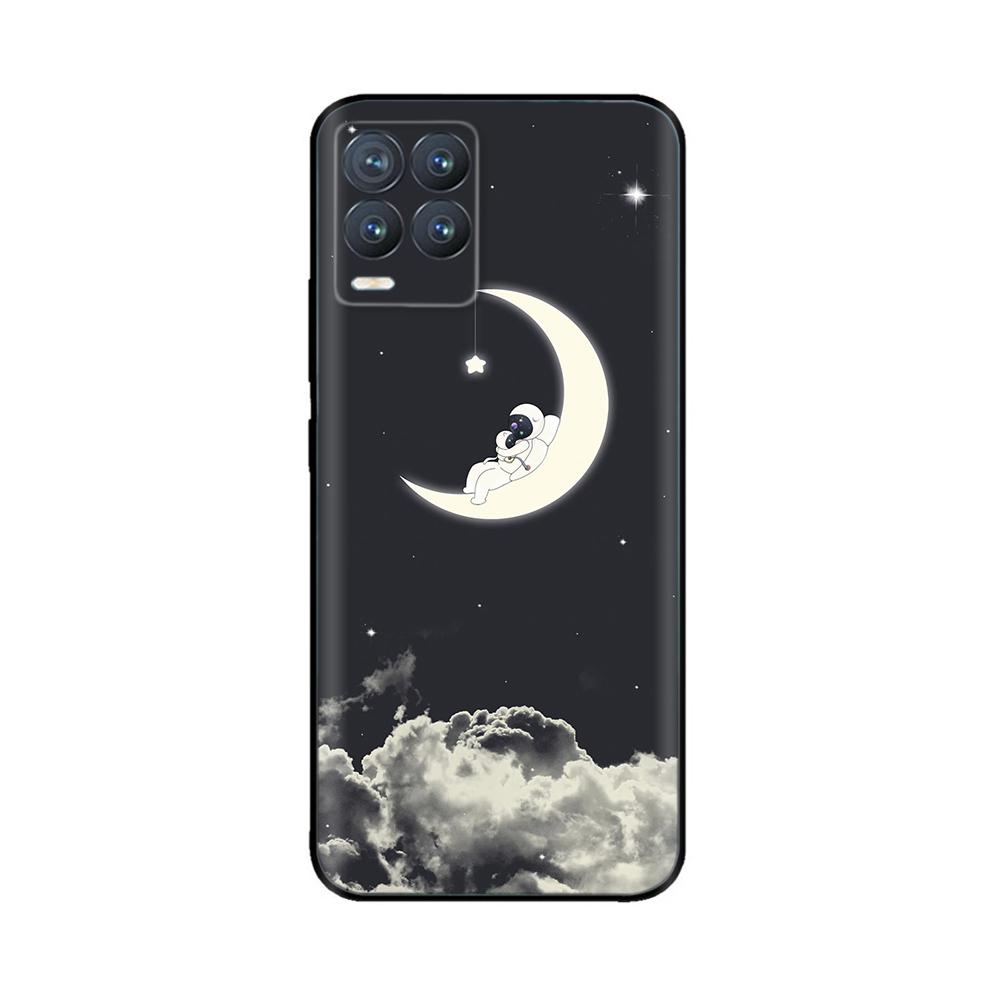Für Realme 8 Hülle Niedliche Cartoon Bemalte Silikon Rückseite Für Realme 8 Pro 8i Realme8 4G RMX3085 Weiche TPU Handyhülle Coque Etui