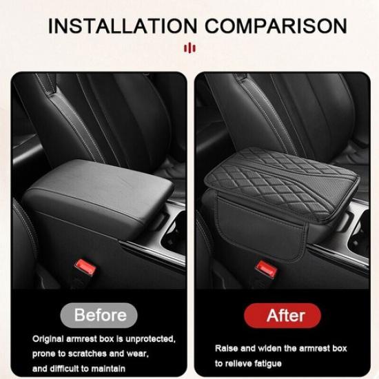 Car Center Console Armrest Box Cushion Cover Pad Protector Mat for Honda