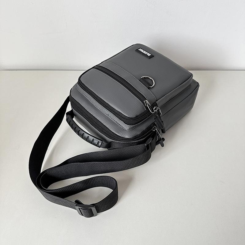 Pánska crossbody taška s veľkou kapacitou - Módna taška cez rameno s viacerými vreckami pre prácu a každodenné použitie
