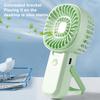 Portable Handheld Fan 3 Speed Mini Personal Fan with Folding Stand for Desktop USB Rechargeable Small Travel Essentials for Summer