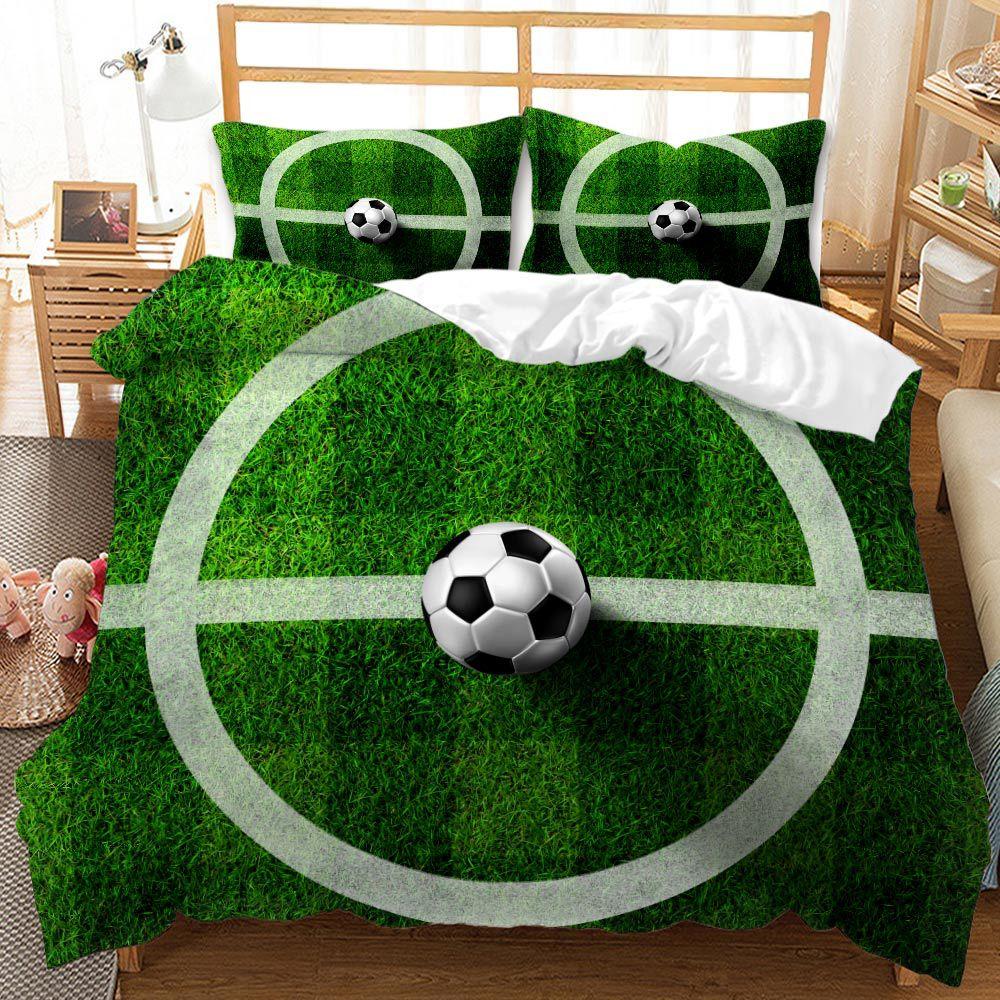 

Sports Football Digital Printing eBay Quilt Set Three-piece Bedding 135*200(two-pieceset