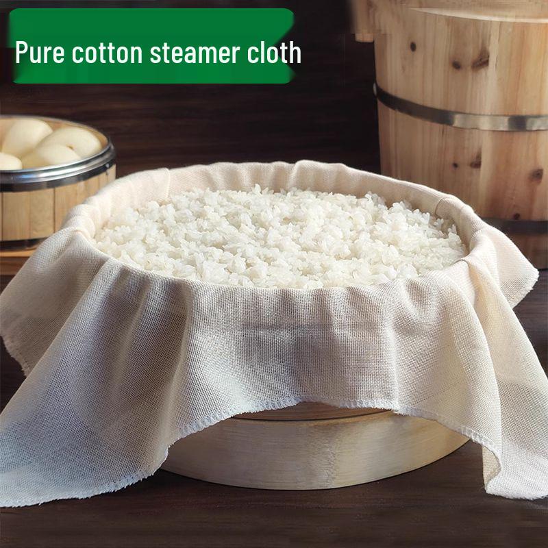 Non-Stick Food Grade Steamer Cloth: Perfect for Kitchen Use, Ideal for Steaming Rice, Tofu, or Filtering Soy Milk.