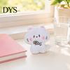 Handbags Decorative Accessory Holding Fish Cat Plush Pendant, Stuffed Fork White Kitten Keychain for Backpacks Purses Bag Charm