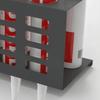 Sealant Tube Storage Rack Metal Caulk Easy to Install for Workshop