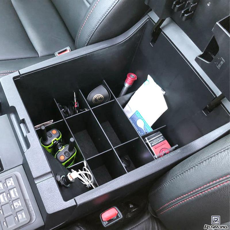 Center Console Organizer Dividers Compatible with Toyota Tundra 2014- Accessories, ert Tray Secondary Storage Box