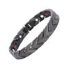 European And American Three Color Splicing V-shaped Titanium Steel Bracelet