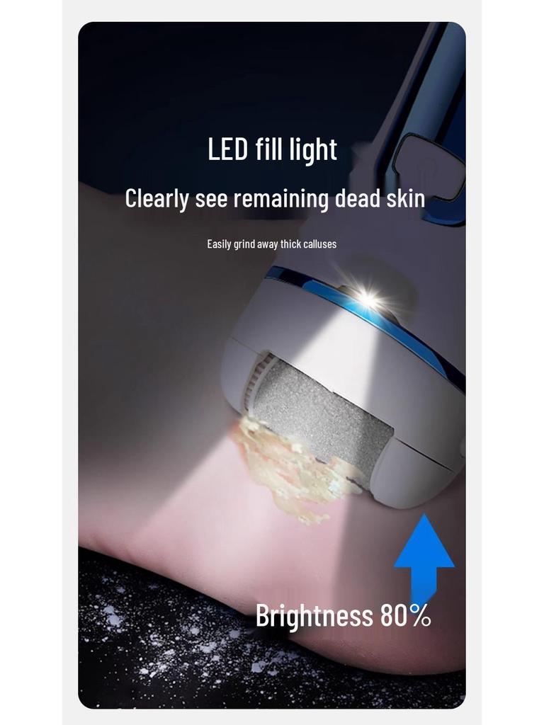 Digital Display Electric Callus Remover & Foot Scrubber Pedicure Tool