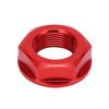 Motorcycle Rear Wheel Axle Nut M22x1.5 Aluminum Replacement for Kawasaki KX125 2003‑2008Red