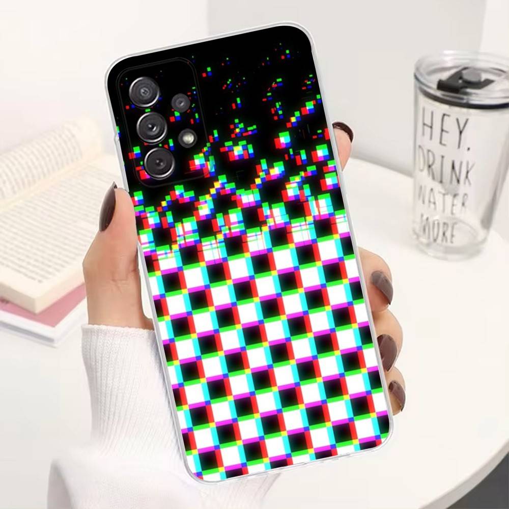 Checkered Chess Board Phone Case For Samsung Ultra,FE,A30,71,51,S9,10,20,Lite, S22,23,21,PIus,Transparent, Silicone