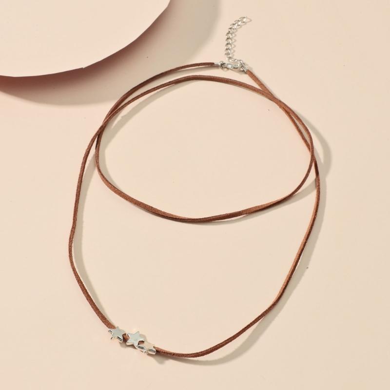 Gold Silver Color Dragonflies Flower Heart Star Pendant Necklace Long Rope Statement Necklace Jewelry Gift for Women