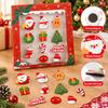 12Pcs Christmas Tree Magnetic Stickers Santa Claus Refrigerator Magnets  Holiday Gifts