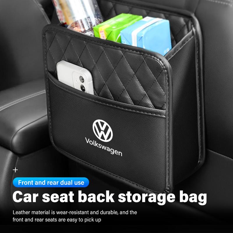 For Volkswagen VW Car Backrest Storage Bag Seat Back Organizer Pocket Suspension Polo Jetta Sagitar Magotan Passat B5 B6 B7 CC zg8