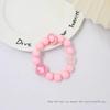 Bead hand rope bracelet acrylic love mobile phone case pendant pendant color green bracelet delivery guarantee digital