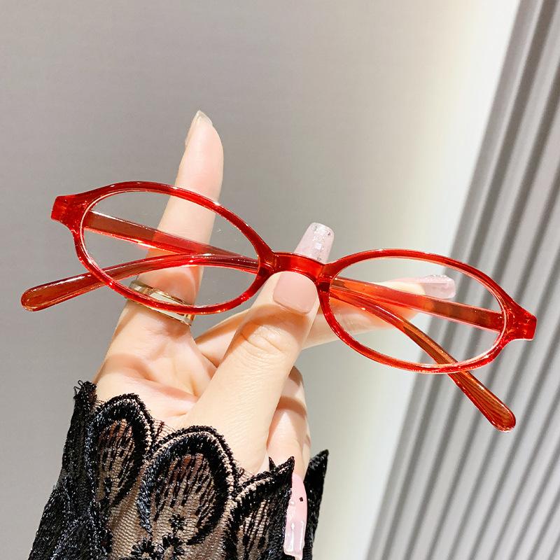 Retro Small Oval Glasses Women Vintage Y2K Eyeglasses Fashion Ultra Light Anti Blue Light Glasses Office Computer Eyewear Oculos