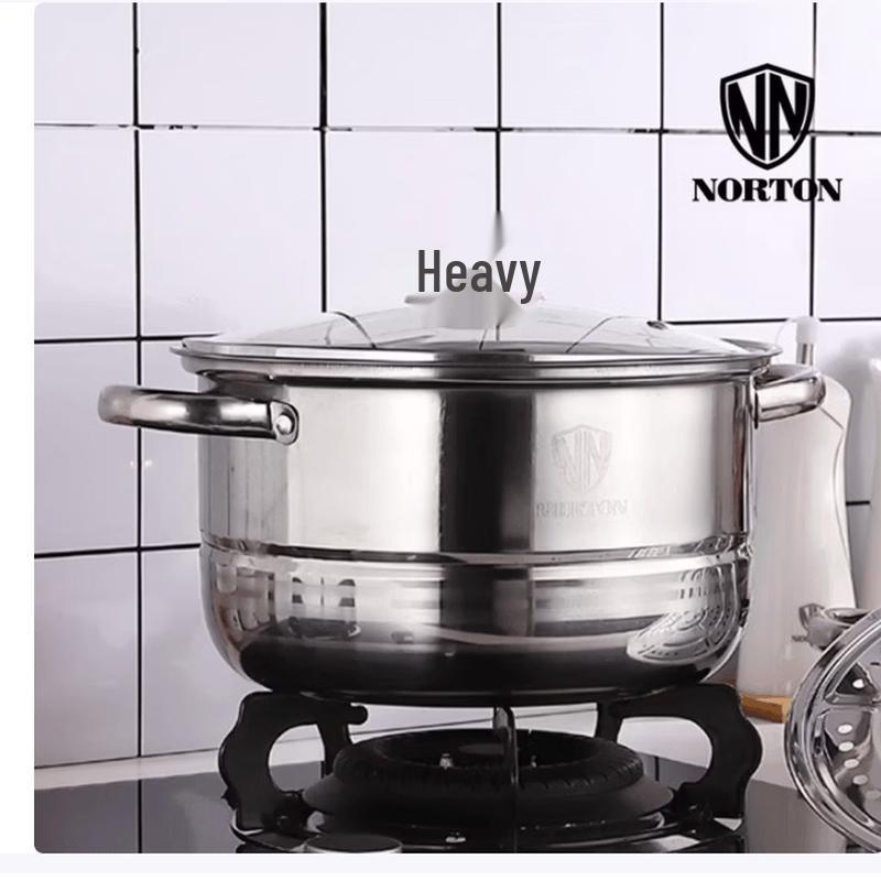 NORTON 3-Layer Stainless Steel Steamer