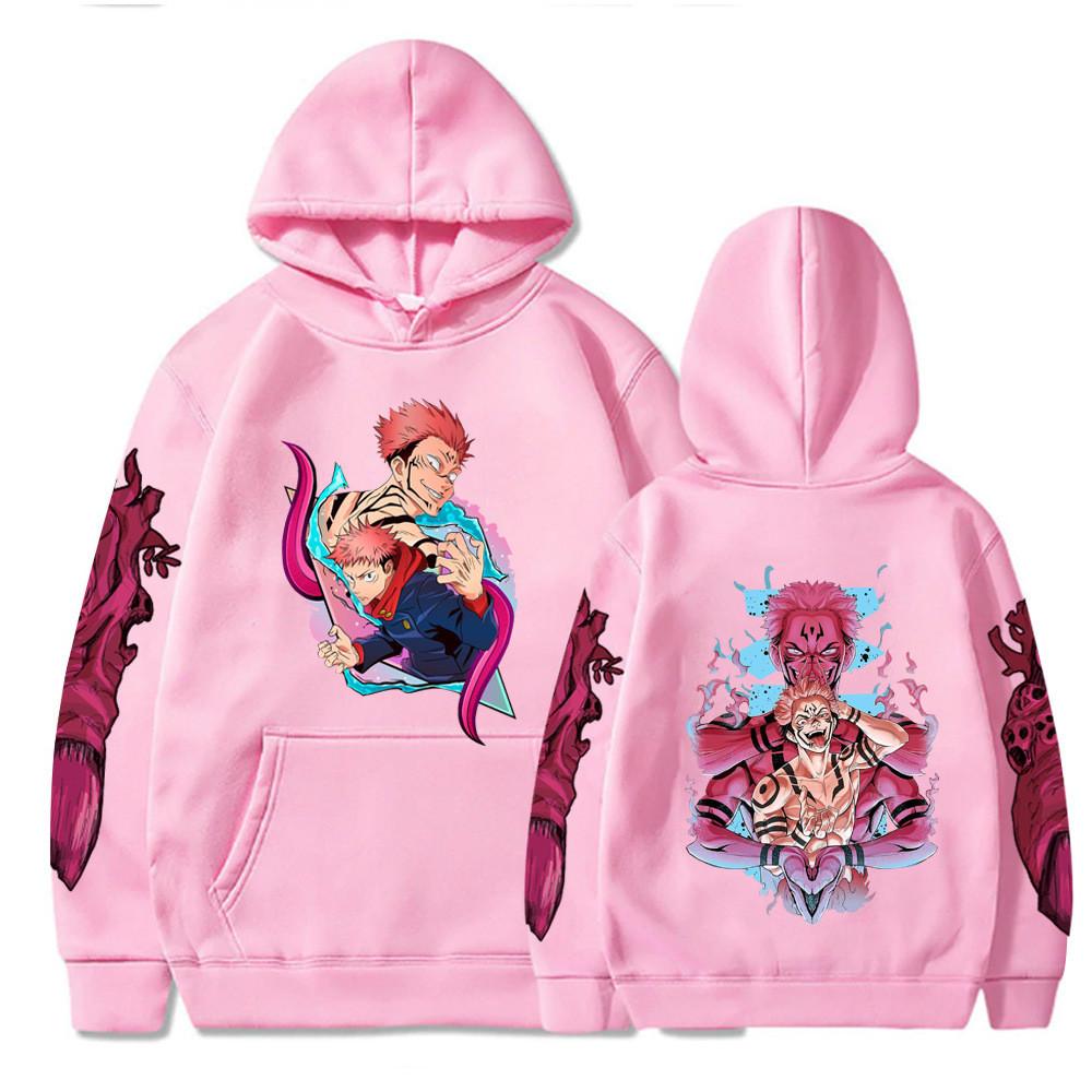 Harajuku Anime Jujutsu Kaisen Hoodie Roupas Homens Mulheres Kawaii Toji Fushiguro Manga Desenho Animado Primavera Solto Casual Moletons Tops